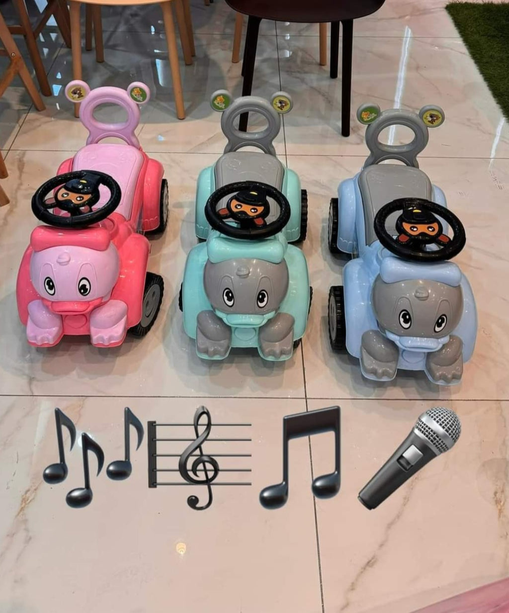 Voiture enfant  musical سيارة بوس بوس